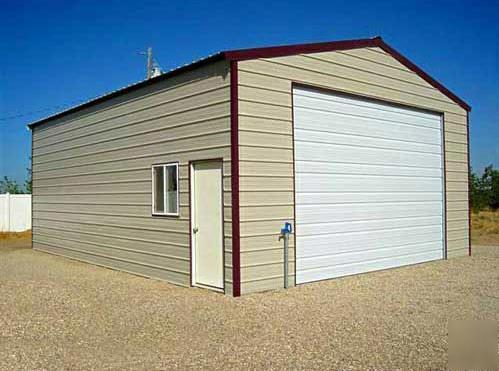 Versatube steel building frontier X4 40X80X12 door wind